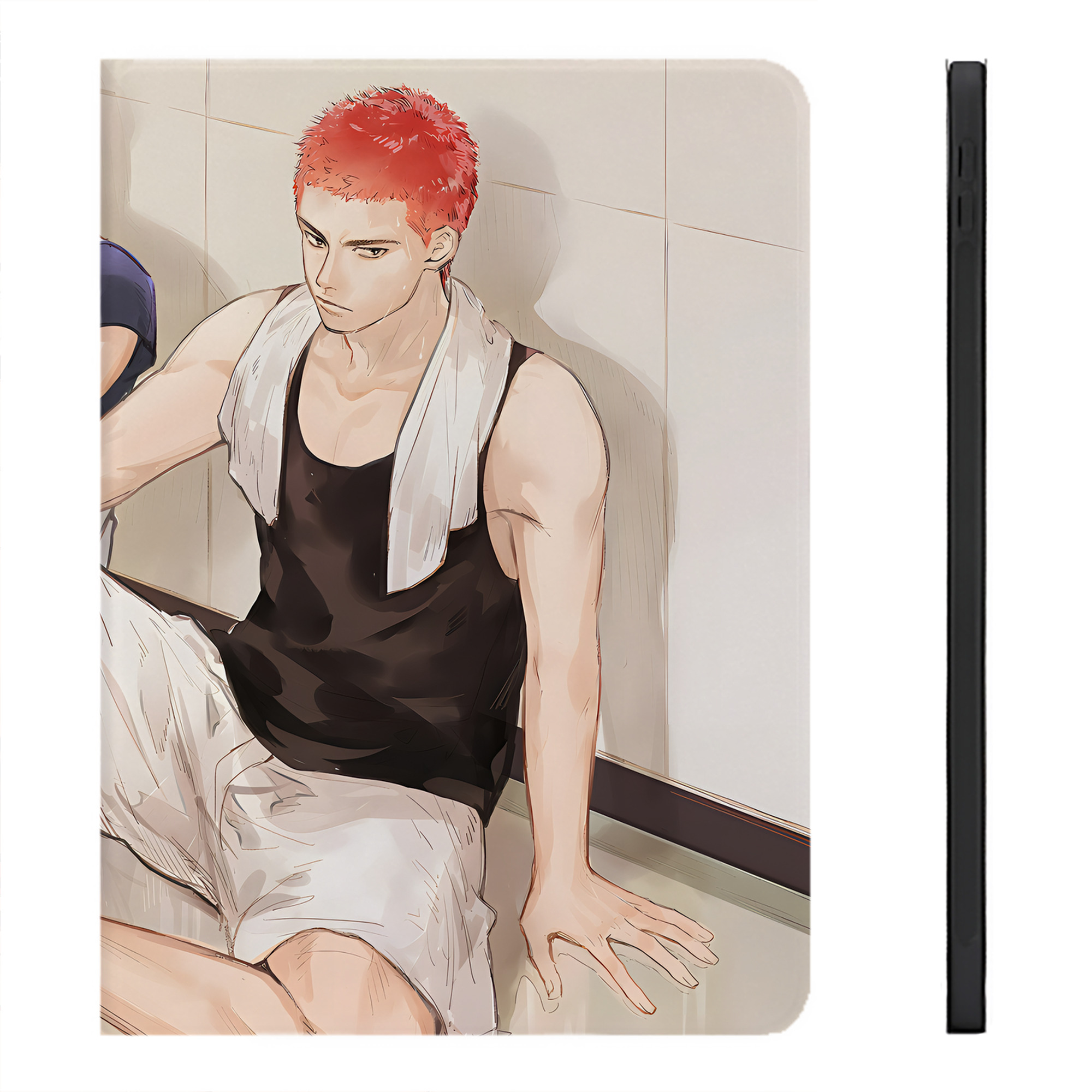 （画像用） SLAM DUNK／スラムダンク IPadケース ペンホルダー付き ブックスタイルデザイン